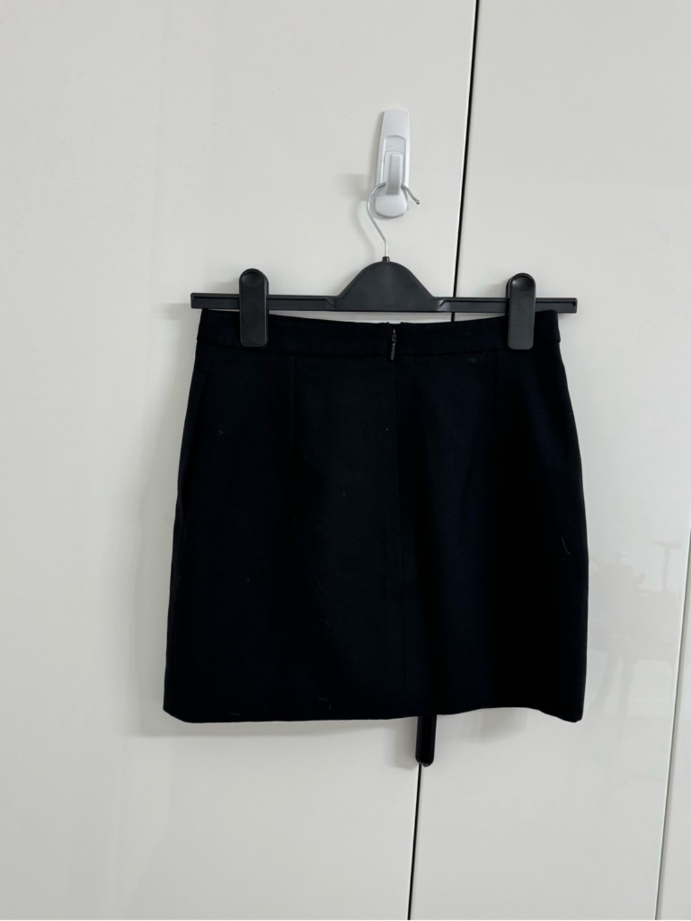 Saint Laurent Black Mini Skirt - Minimal A-Line - Picture 2 of 8